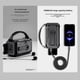 thumbnail image 4 of Radio Meteorológica de Emergencia de 16000 MAh, con Energía Solar y Manivela, AM/FM/ SOS, Bluetooth 5.3, Carga Tipo C, Color Rojo., 4 of 5