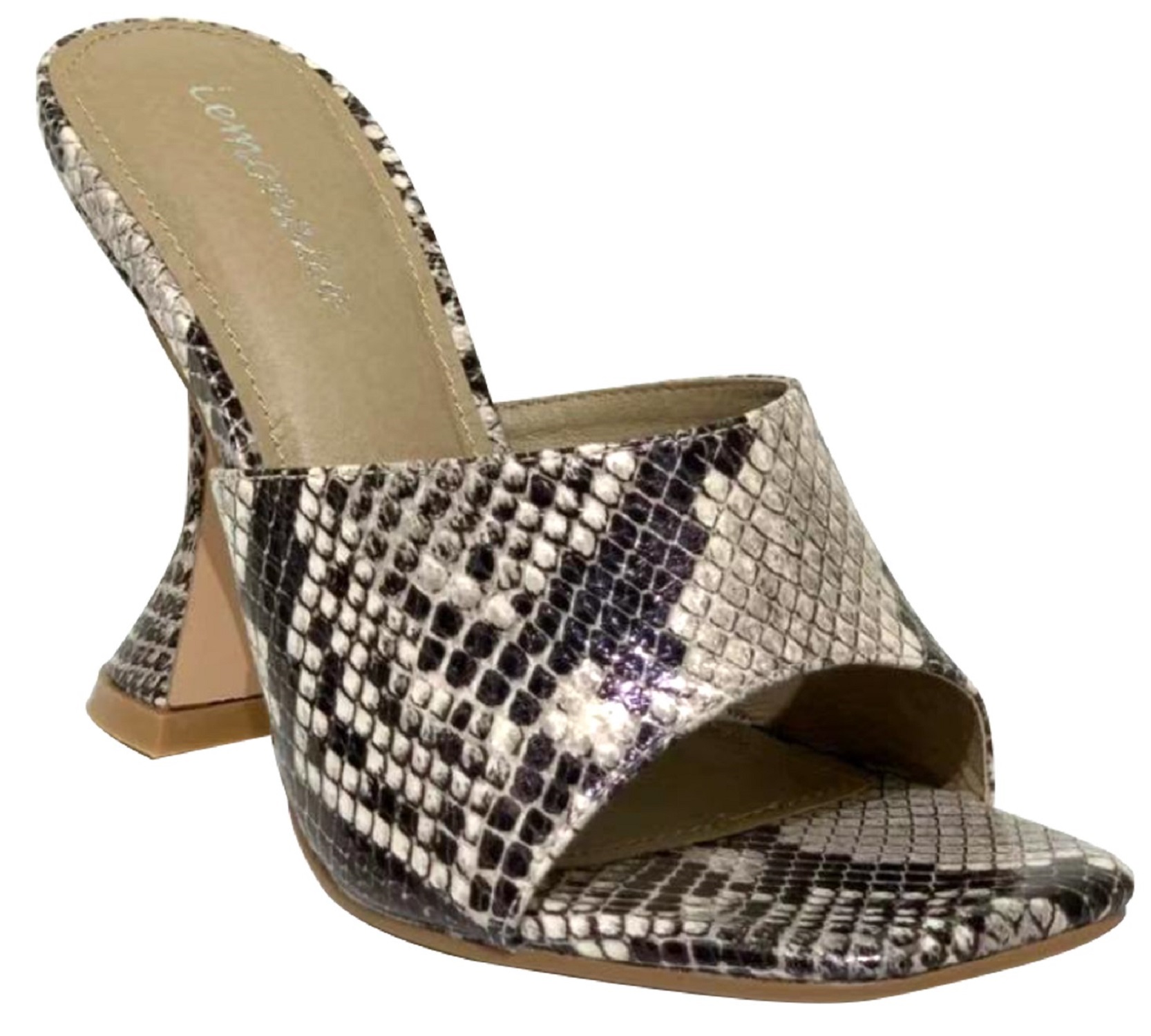 square front mules
