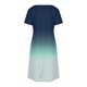 thumbnail image 5 of Vestido Corto de Verano Moda Gradiente Corto de Manga en V Cuello Vestido Casual, Poliéster Ligero de Verano, Lavado de Manos, 5 of 9