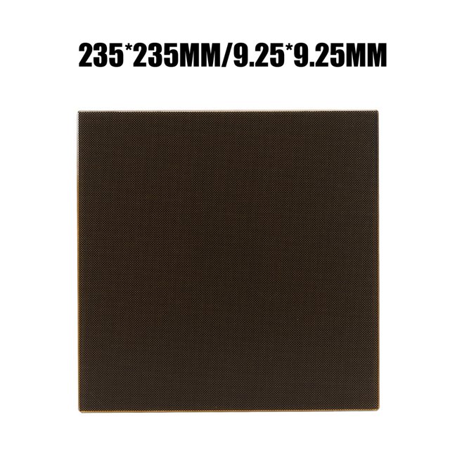Placa De Vidrio, Plataforma Calefactora Para Impresora 3D, Plataforma Calefactora Para Impresora De 235x235 Mm, Fácil De Limpiar, Adherencia Para El Hogar