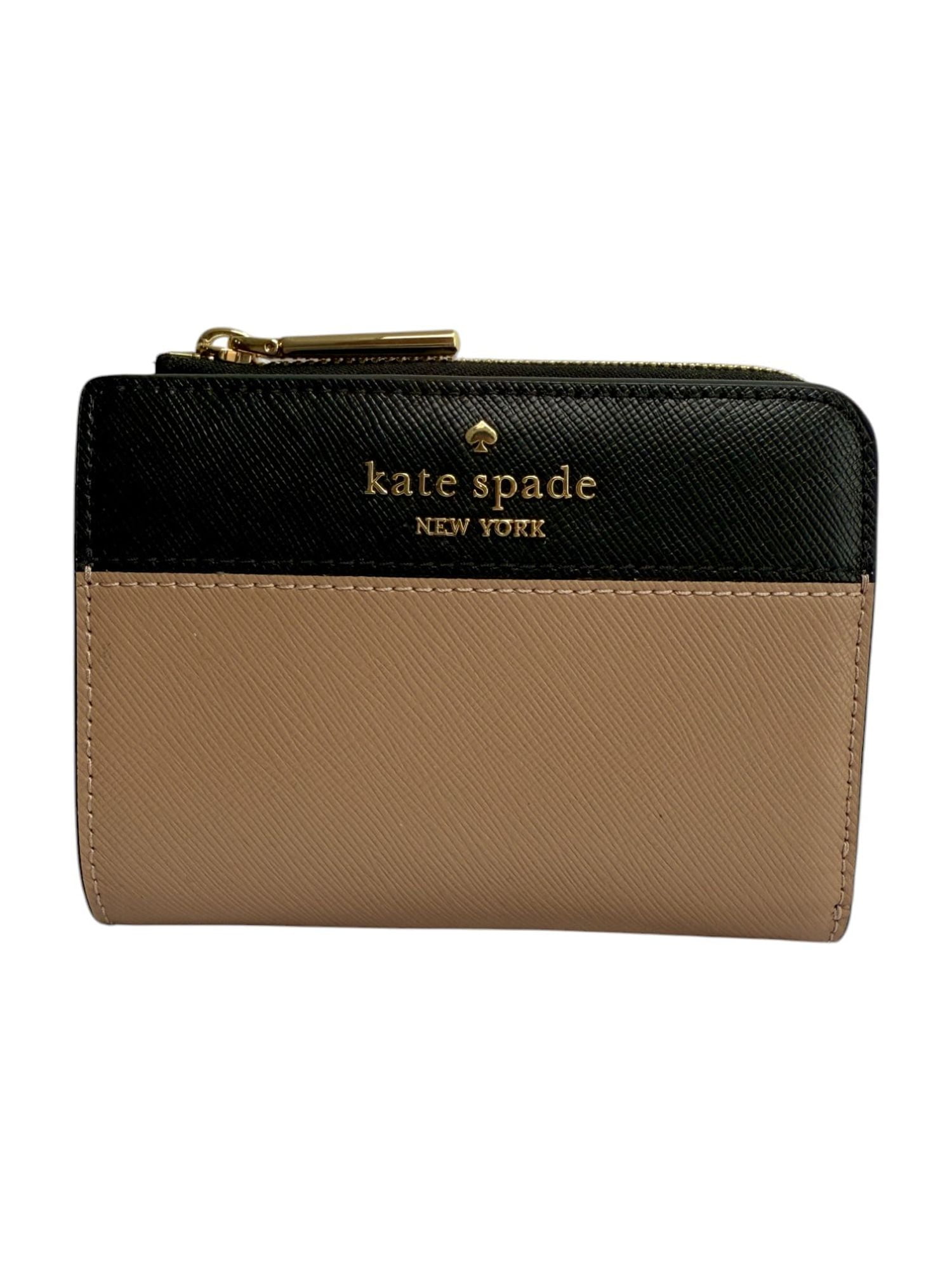 Madison Medium Compact Bifold Leather Wallet with Coin