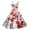 Watermelon Red, variant on Summer Dresses for Women 2025 Fashionable Retro Halloween Funny Printed Strap Casual Long Sundress Brick Red L