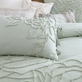 thumbnail image 4 of Peri Home Chenille Rose 3 Piece King Comforter Set, Green, Cotton, Chenille Tufted, Polyfill, Adult, 4 of 8