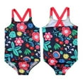 thumbnail image 2 of Maillot de Bain une Pièce Monokini à Imprimé Floral pour Bébé Fille, 2 of 3