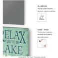thumbnail image 2 of Lake Rules Decor, Country Lake House Decor for Farmhouse, Cabin, Beach, Bar, 12x8 Inches Aluminum Metal Wall Sign - Go Boating, 2 of 7