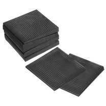 Furniture Levelers, 8 Pack Furniture Wedges, Black Plastic Wedges Shims for DIY Furniture (50 x 50 x 6mm)