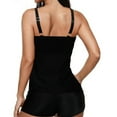 thumbnail image 3 of Conjunto de Traje de Baño Dividido de Mujeres, Tres Piezas Impreso Bikini Sexy para la Playa Y la Piscina, Traje de Baño sin Espalda con Almohadilla de Pecho, Nylon de Dos Piezas, 3 of 3
