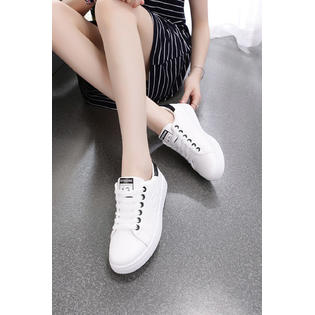 leather canvas shoes womens