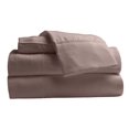 thumbnail image 4 of Comfy Bamboo World Series 90 G/m2 Ensemble de Draps en Microfibre 4 Mcx, Lit Simple, Brun, 4 of 5
