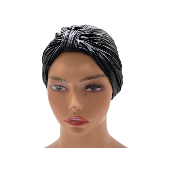 JUPA Place Fashion Turban Chemo Cap for Women- Soft Turban Urban Braid Head Wrap - Soft Headwear Fashion Pleated Pre-tied Turbans