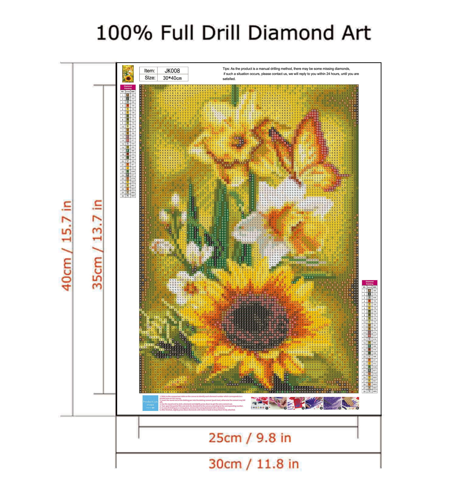 5D DIY Diamond painting Beautiful sunflower Diamond Art Kits for Adults  Beginners DIY Full drilling Diamond Dots Painting Arts Craft for Home Wall  Decoration Surprise Gift poster Wall Art 30*40cm rimless