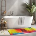 thumbnail image 2 of Colorful Rainbow Checkered Pattern Kitchen Rug Mat,Kitchen Runner Rugs Non Skid Washable,Decorative Kitchen Floor Mats for Kitchen,Sink,Laundry,17"x47.2", 2 of 7