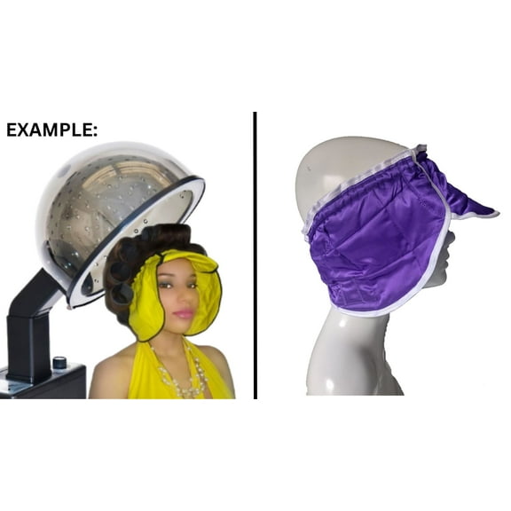 Hairdryer Beauty Heat Shield Complete Protection from Hot Hair Dryers and Hair Steamers (Pur Purple)