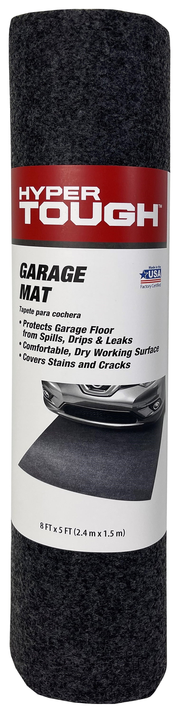 Hyper Tough Garage Mat 8 feet Long by 5 feet Wide - GMCW852PDQ.  Waterproof Garage Flooring