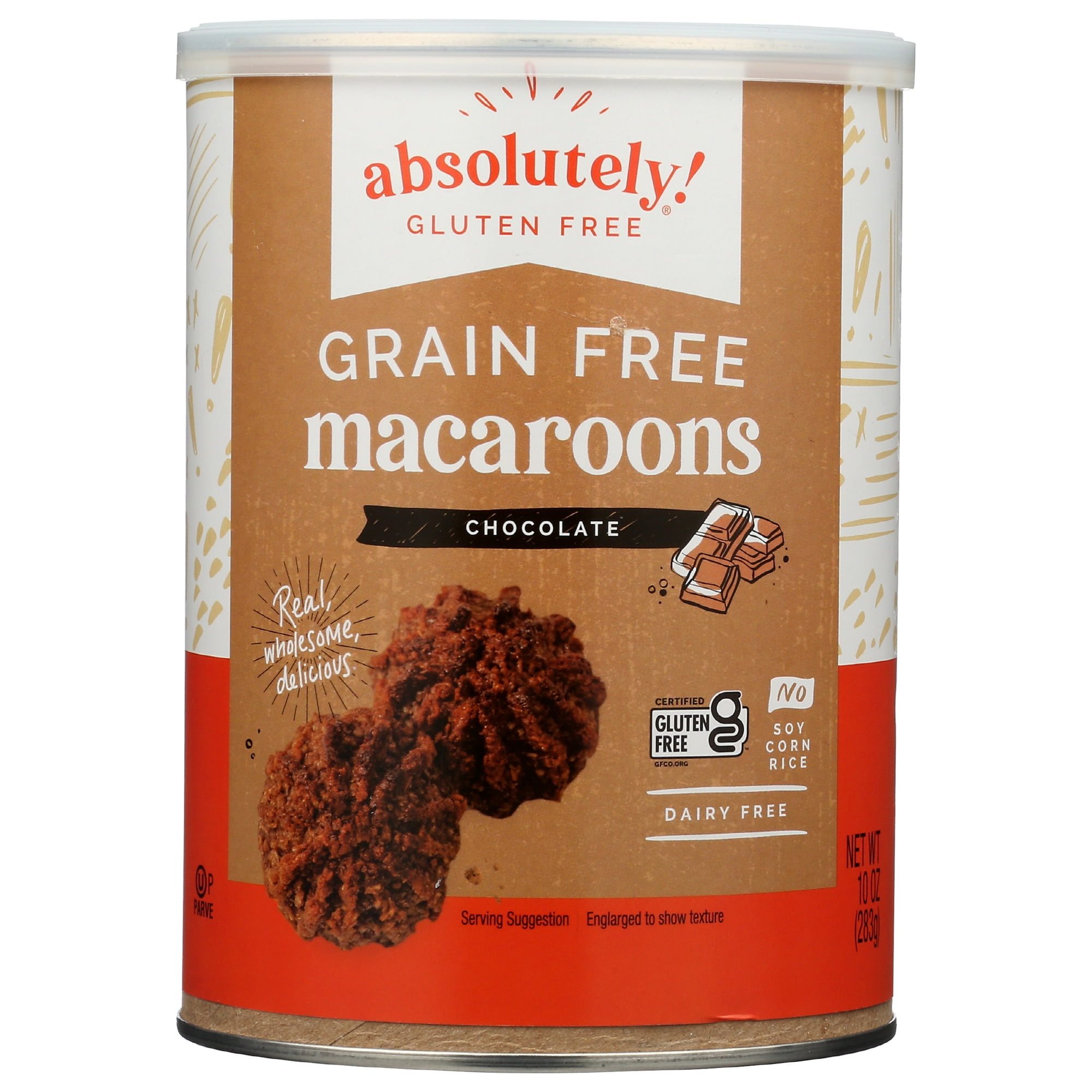 Pack of 6 Absolutely Gluten-Free Chocolate Macaroons 10 oz