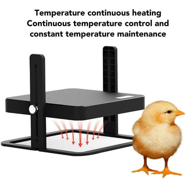 Smart Chick Incubator Heater, Constant Temperature, Adjustable Height, Heating Plate for Chicks and Ducklings, EU Plug 195-245V