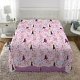 thumbnail image 2 of Disney Frozen Kids 4 Piece Pink Sheet Set, Full, 2 of 8