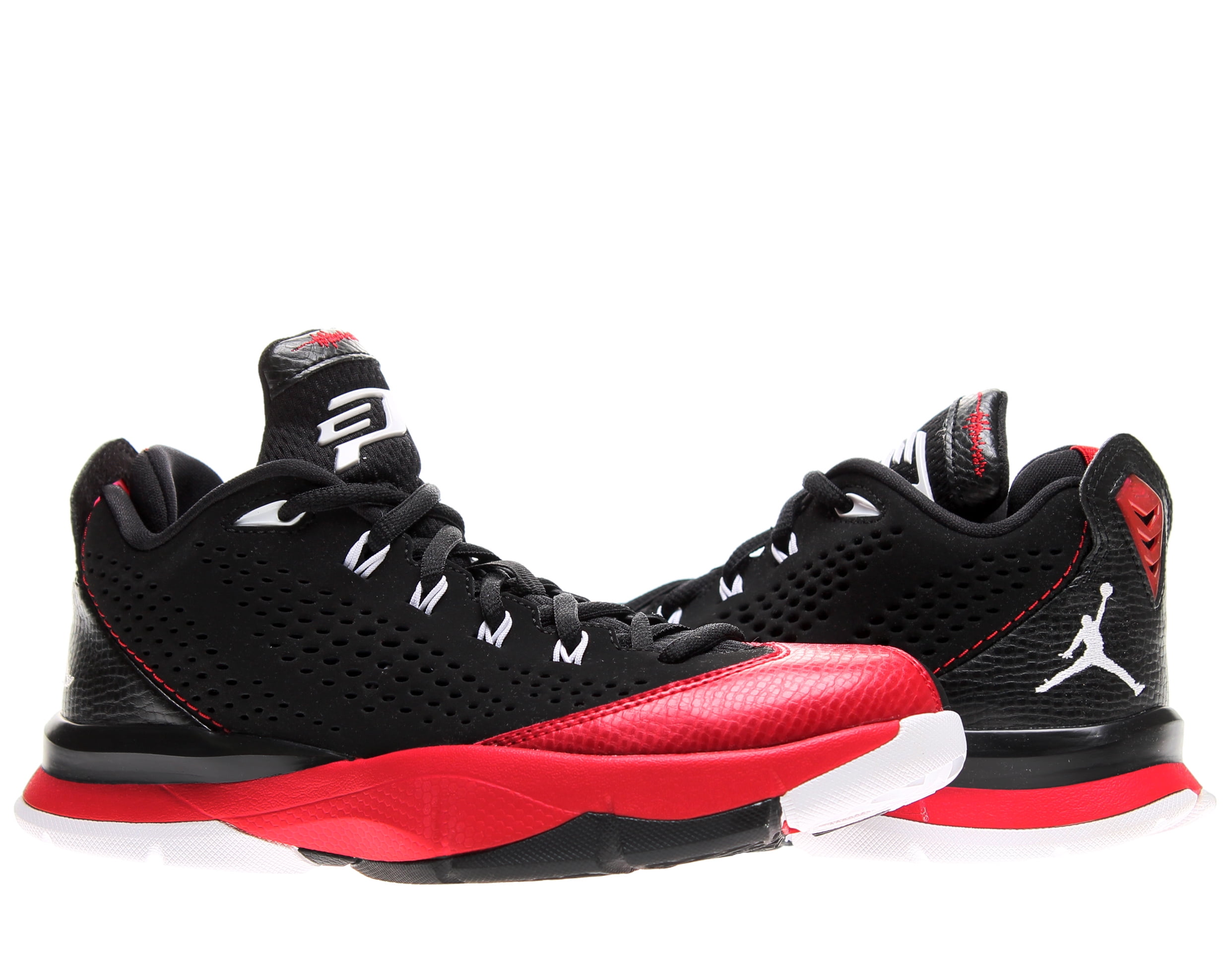 Air Jordan CP3.VII GS Black Cement Grey Gym Red White