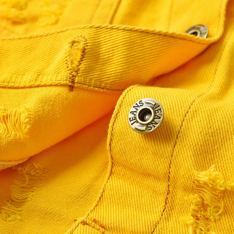 Baby yellow shop denim jacket