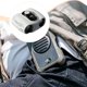 thumbnail image 1 of Mini ventilador de cintura, regalo resistente, viaje, multiusos, accesorio de escritorio compacto y portátil para pesca, escalada, interior, oficina, Blanco, 1 of 8