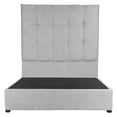 thumbnail image 2 of Box Base cama Individual + Cabecera Kenzo Plata, 2 of 6