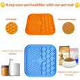 thumbnail image 6 of Silicone Lick Mat for Dogs, Slow Feeder Stress Relief Pad, Non Slip Frozen Treat Tray for Pet Anxiety,1PCS, 6 of 10