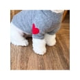 thumbnail image 1 of Valentine's Day Autumn And Winter Fluffy Love Hoodie Pet Dog Cat Small Dog Teddy Bear Yorkshire Thick Warm Clothes1pc, 1 of 1