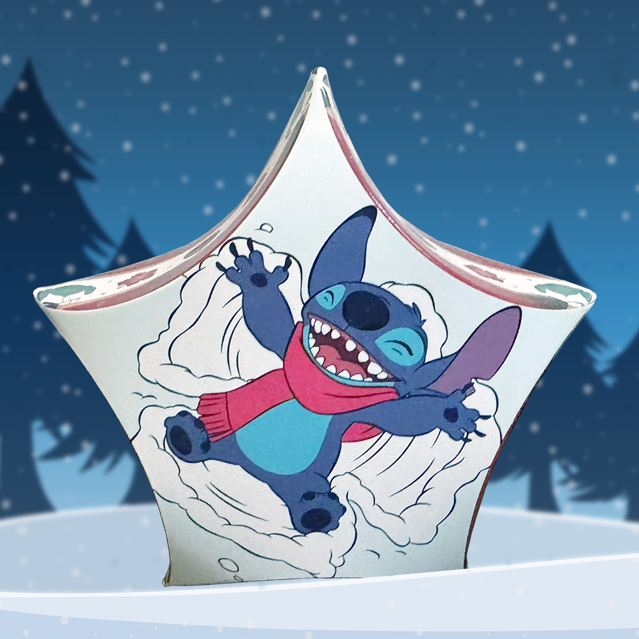 Disney - Brandclub - Disney Stitch Holiday Star Shaped Ornament