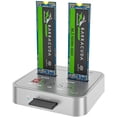 thumbnail image 1 of Estación de acoplamiento MAIWO K3016CL M.2 Sata/NVMe USB-C de 10 Gbps, 1 of 7