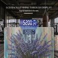 thumbnail image 3 of Bathroom Scale, Highly Accurate Digital Body Scale,Precisely Measures Weight up to 400 lbs-Vase Of Lavender In Front Of Old Wooden Wall, 3 of 4