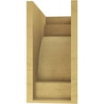 thumbnail image 4 of 8"W x 16"D x 16"H Classic Mediterranean Rough Cedar Woodgrain TimberThane Corbel, Primed Tan, 4 of 6