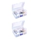 thumbnail image 1 of Sidaley Cable de puente profesional ABS, duradero y flexible para cualquier proyecto Puentes de placa de pruebas preformados 140 piezas, 140 piezas blancas 2Conjunto, 1 of 6