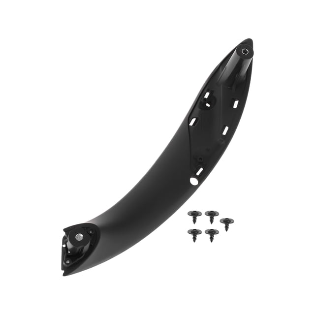 Cubierta de recorte de manija de puerta del lado del conductor delantero para BMW Serie 3 316 318 320 328 330 335 340 M3 2012-2018 No.51417279311 Negro ABS 1 Pc