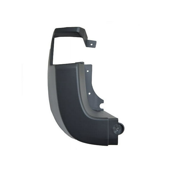 Left Driver Side Bumper End Cap - Textured Black - Compatible with 2015 - 2018 Ford Transit-250 2016 2017 2019