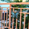 thumbnail image 3 of LIFFY Metal Butterfly Wall Decor - Hanging Glass Butterflies for Garden and Home, 3 of 8