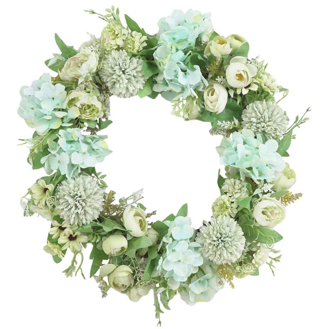 Bewildely Guirnalda de flores artificiales puerta pared colgante simulación decoración hogar boda flor guirnaldas cinco 40cm Bewildely HA9082-05B