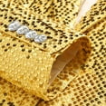 thumbnail image 6 of Handshe Men's Fashion Solid Color Plus Size Pocket Long Sleeved Lapel Sequin Button Suit Slim Jacket, 6 of 9