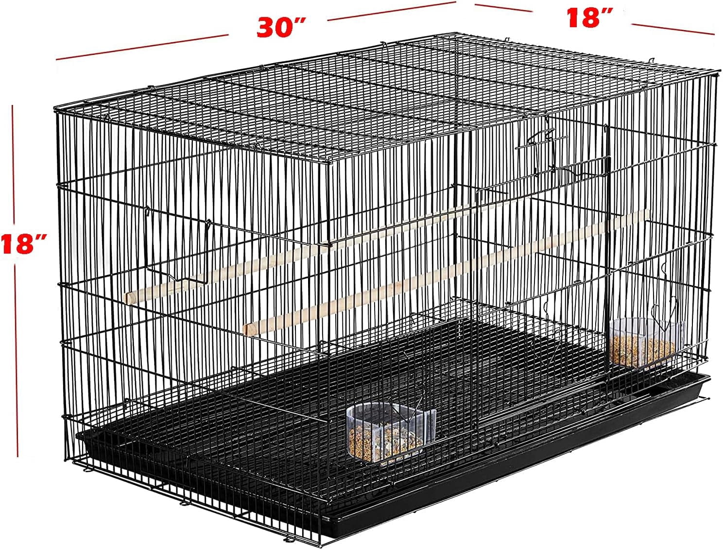 Lot of Four Large 30" Breeding Breeder Bird Flight Cages For Aviaries Canaries Budgies Parakeets Finches Parakeets Lovebirds