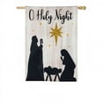 thumbnail image 2 of Evergreen Flag, Nativity Silhouette House Linen Flag, 44'' x 0.69'' inches, 2 of 6