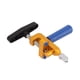 thumbnail image 4 of Cortador de azulejos de vidrio, herramienta manual integrada, abridor de límites de mano, cuchillo de aleación para corte de cerámica, bricolaje, dorado, 290 g, 4 of 15