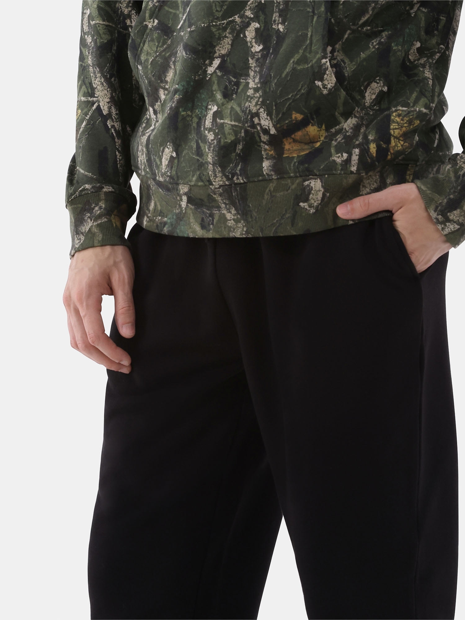 No Boundaries All Gender Soft Fleece Jogger Pants, 30" Inseam, Men's and Big Men's