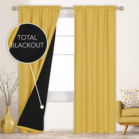 100 Blackout Curtains For Bedroom 84 Inches Lenth Curtain D 2 Panels Room Darkening Soundproof Window Treatment Nursery Navy Blue 52w X 84l Inch Canada 84 Inches Lenth Curtain D 2 Panels, Room Darkening Curtains For Nursery