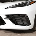 thumbnail image 2 of TINKI Real Carbon Fiber Front Bumper Fog Light Lamp Trim Compatible with Chevrolet Corvette C8 2020-2023, Front Fog Light Eyebrow Lamp Cover Front Bumper Trim, 4PCS, 2 of 8