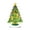 A, variant on Lunxisen 1 pcs Tabletop Mini Christmas Tree Artificial Mini Xmas Miniature Pine Christmas Tree with Linen Base for Xmas Holiday Decorations Indoor Home Kitchen Dining Table