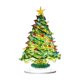 thumbnail image 1 of xihome Adorno navideño plano bidimensional de acrlico para rbol de Navidad, ideal para fiestas, escritorios, mesas y decoracin festiva., 1 of 5