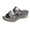 Silver-1, variant on Women's Wedge Sandals with Arch Support Lightweight Summer Beach Shoes Platform Comfy Slip on Slides Casual Travel Daily Walking Slides White-2 Size 8