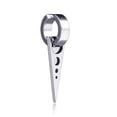 thumbnail image 3 of 1 Pair Men Geometric Titanium Steel Prevent Allergy Ear Clips Male Non Piercing Jewelry Earrings, 3 of 9