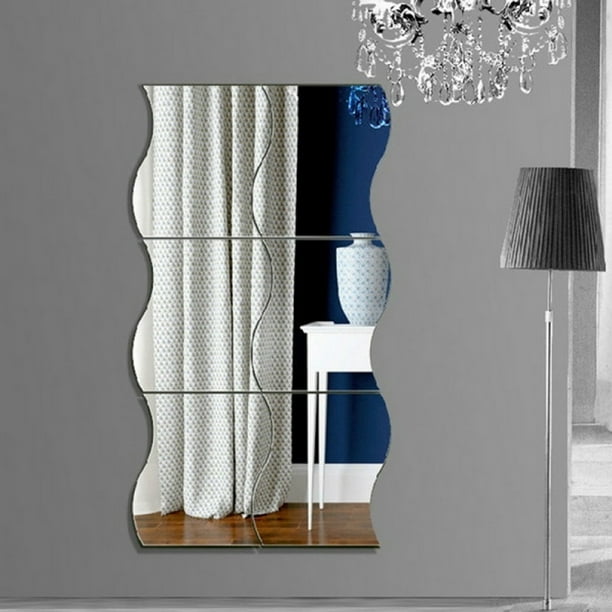 Miroir acrylique adhésif 95 x 35 cm - Miroir intérieur Camping-car