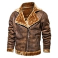 thumbnail image 4 of Chaqueta acolchada de algodón para exteriores para motocicleta, de piel cálida y acolchada, de talla grande, de estilo europeo y americano, para hombre, 4 of 6