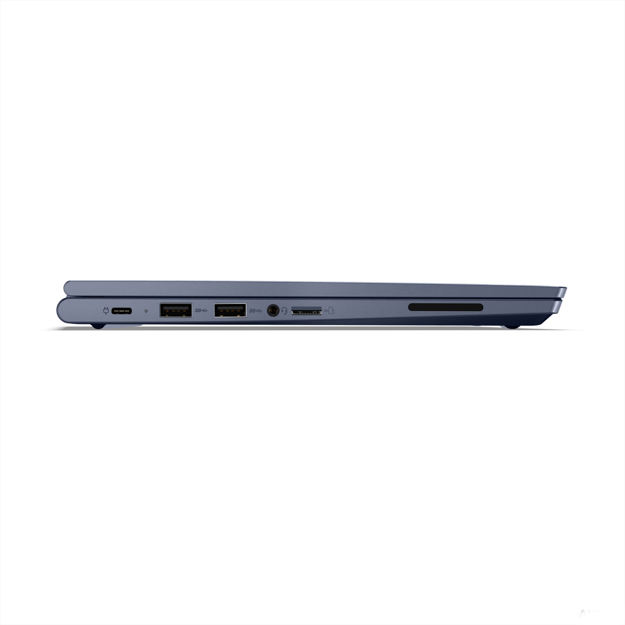 Lenovo ThinkPad C13 Yoga Gen 1 Chromebook 20UX - Flip design - AMD Ryzen 5 3500C / 2.1 GHz - Chrome OS - Radeon Graphics - 8 GB RAM - 128 GB SSD NVMe - 13.3" IPS touchscreen 1920 x 1080 (Full HD) - Wi-Fi 6 - abyss blue - kbd: US - image 5 of 7